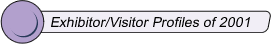 Exhibitor/Visitor Profiles of 2001